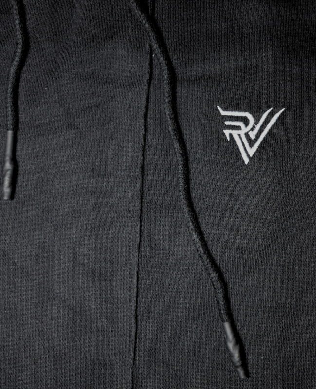 RAVVIX Black Loose-Fit Trousers – Relaxed Comfort with Sharp Detailing